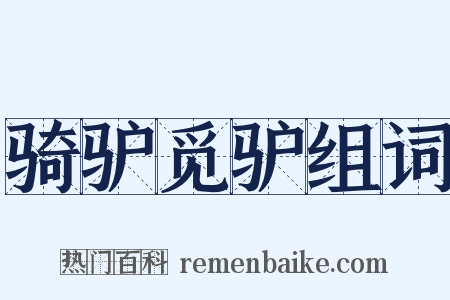 骑驴觅驴组词是什么意思的图片